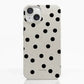 Funda móvil Hecha de Fibriva™ PC3D Diseño Lunares Mono
