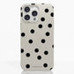 Funda móvil Hecha de Fibriva™ PC3D Diseño Lunares Mono