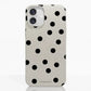 Funda móvil Hecha de Fibriva™ PC3D Diseño Lunares Mono