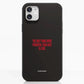 Funda móvil Hecha de Fibriva™ PC3D Diseño Red Statement
