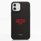 Funda móvil Hecha de Fibriva™ PC3D Diseño Red Statement