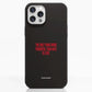 Funda móvil Hecha de Fibriva™ PC3D Diseño Red Statement