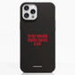 Funda móvil Hecha de Fibriva™ PC3D Diseño Red Statement