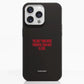 Funda móvil Hecha de Fibriva™ PC3D Diseño Red Statement