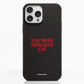 Funda móvil Hecha de Fibriva™ PC3D Diseño Red Statement