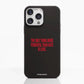 Funda móvil Hecha de Fibriva™ PC3D Diseño Red Statement