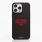 Funda móvil Hecha de Fibriva™ PC3D Diseño Red Statement