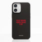 Funda móvil Hecha de Fibriva™ PC3D Diseño Red Statement