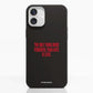 Funda móvil Hecha de Fibriva™ PC3D Diseño Red Statement