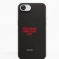 Funda móvil Hecha de Fibriva™ PC3D Diseño Red Statement
