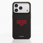 Funda móvil Hecha de Fibriva™ PC3D Diseño Red Statement