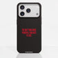 Funda móvil Hecha de Fibriva™ PC3D Diseño Red Statement