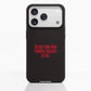 Funda móvil Hecha de Fibriva™ PC3D Diseño Red Statement