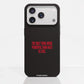 Funda móvil Hecha de Fibriva™ PC3D Diseño Red Statement