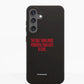 Funda móvil Hecha de Fibriva™ PC3D Diseño Red Statement