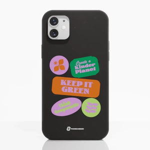 Funda móvil Hecha de Fibriva™ PC3D Pegatinas Eco